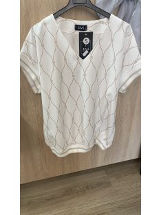 Emi bézs mintás felső1
