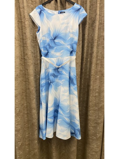 Kék mintás ruha  46/XL