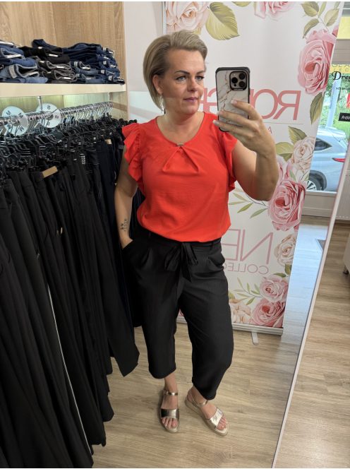 L'luisa piros felső fodros